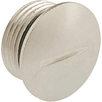 AGRO  Závitová záslepka M8x1,25 kov kruhová -40 až 100°C dél záv 10mm