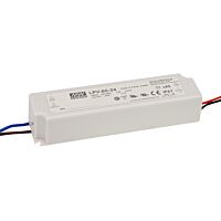 MEANWELL Napájecí zdroj LED 24V 60W LPV nestmívatelný IP65