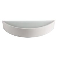 KANLUX Svítidlo JASMIN W-W 1x60W E27 půlka mat.bílá