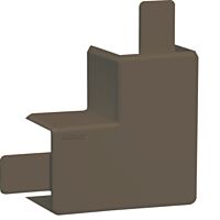 Plochý roh kanálu LF 30x30 mm, hnědá