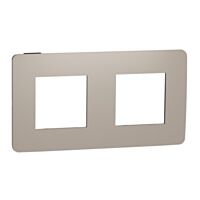 Rámeček Unica Color dvoj. Taupe/Černý