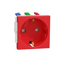 Unica - Zásuvka SCHUKO 2P+E 250V/16A, cl