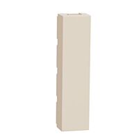 Unica - Záslepka 2x 1/2 modul, Béžová