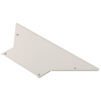 OBO BETTERMANN Víko křížení s otočnou západkou, pro kabelový žebřík, B500, Nerez ocel, materiál 1.4307, A2, 1.4301 bez povrch. úpravy, dodatečně ošetřeno typ LAAD 500 R3 A2