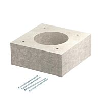 OBO BETTERMANN Rozbočný díl, pro kanály PYROLINE Con, 100x100x40, šedá Odlehčený beton se skleněnými vlákny  typ KAD-10040
