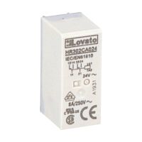 Miniaturní relé 2 zap/vyp 10A, 24VAC