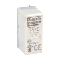 Miniaturní relé 2 zap/vyp 10A, 24VDC