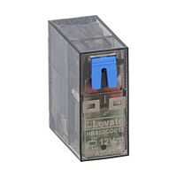 Miniaturní relé 2 zap/vyp 8A 12VDC + LED