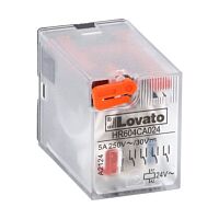 Průmyslové relé 4SC 5A 12VAC +LED