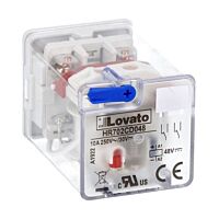 Průmyslové relé. OCTAL 2SC 10A 48VDC+LED