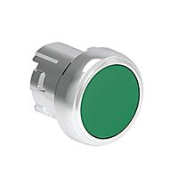 Tlačítko s návratem, kovové, ?22mm, lícu