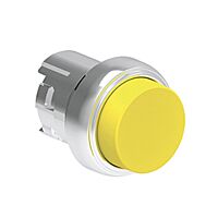 Tlačítko s návratem, kovové, ?22mm, vyst