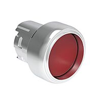 Tlačítko s návratem, kovové, ?22mm, chrá