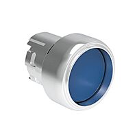 Tlačítko s návratem, kovové, ?22mm, chrá