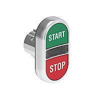 Dvoutlačítkový ovladač, s návratem,  kov