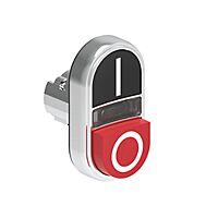 Dvoutlačítkový ovladač, s návratem,  kov