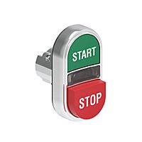 Dvoutlačítkový ovladač, s návratem,  kov