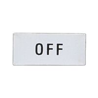 Štítek "OFF"
