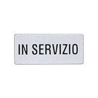 Štítek "IN SERVIZIO"
