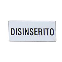 Štítek "DISINSERITO"