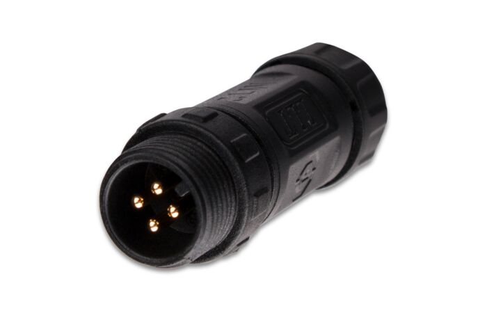 Konektor vidlice 4 piny M12 IP67