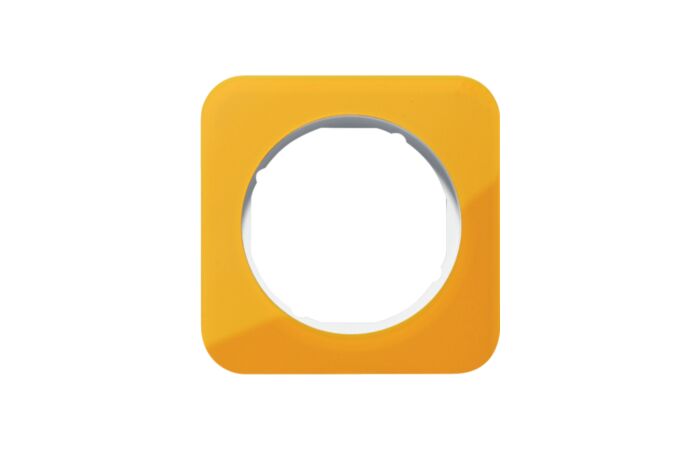 Rámeček 1-násobný, Berker R.1, oranžová