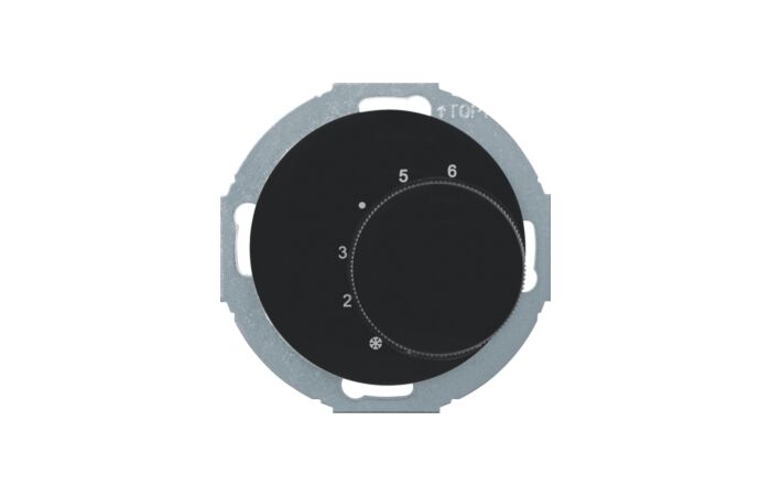 Termostat BERKER 1930/R. pokojový černý