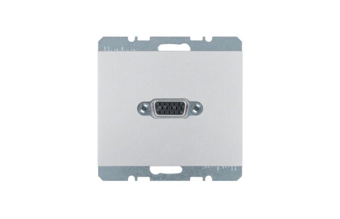 Zásuvka, VGA, šrobové svorky, Berker K.5