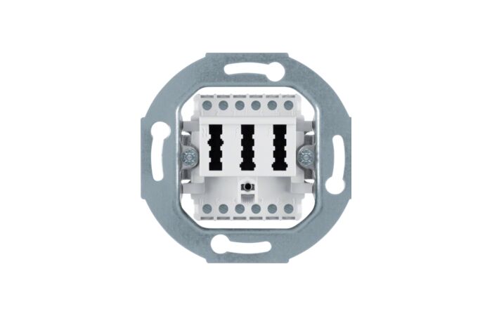 Zásuvka telefonní 2 x 6/6NFF, modul přís