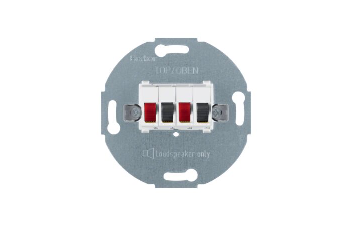 Zásuvka, reproduktorová STEREO, průřez v