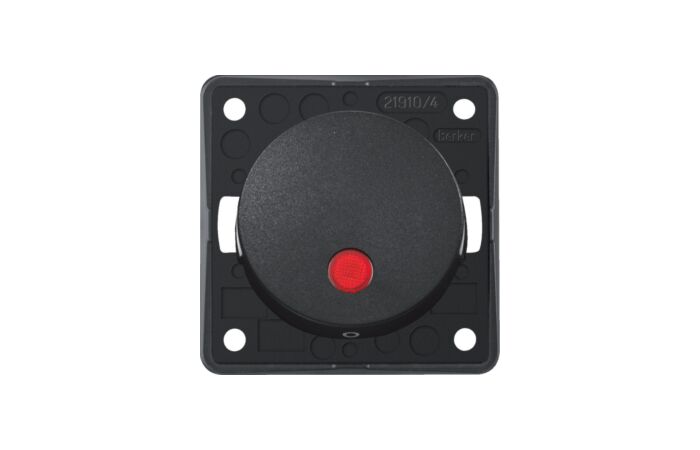 Kolébka ovládací 12V s červenou čočkou,