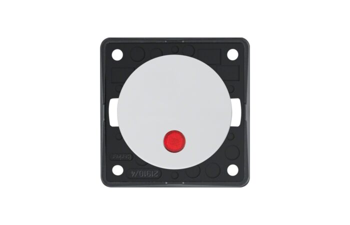 Kolébka ovládací 12V s červenou čočkou,