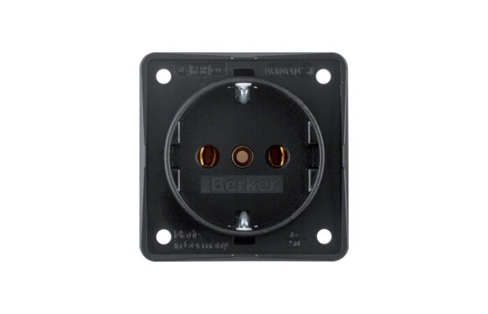 Zásuvka INTEGRO šedá SCHUKO