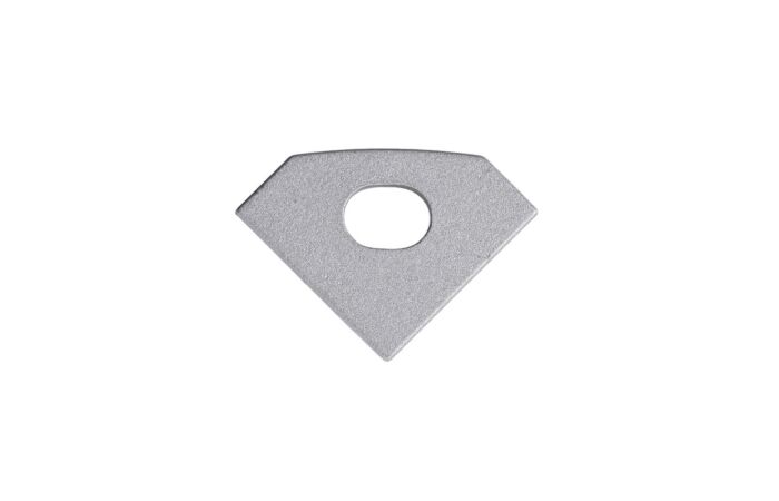 Koncovka pro RJ s otvorem stříbrná