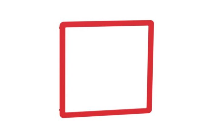 SCHNEIDER Rámeček Unica Outline dekorativní, červený