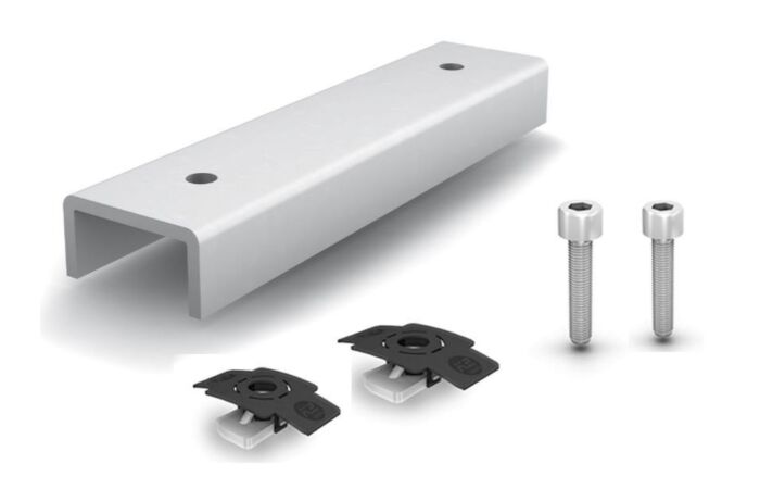 K2 SYSTEMS Konektor Dome 6 FlatConnector set kolejnic 195mm