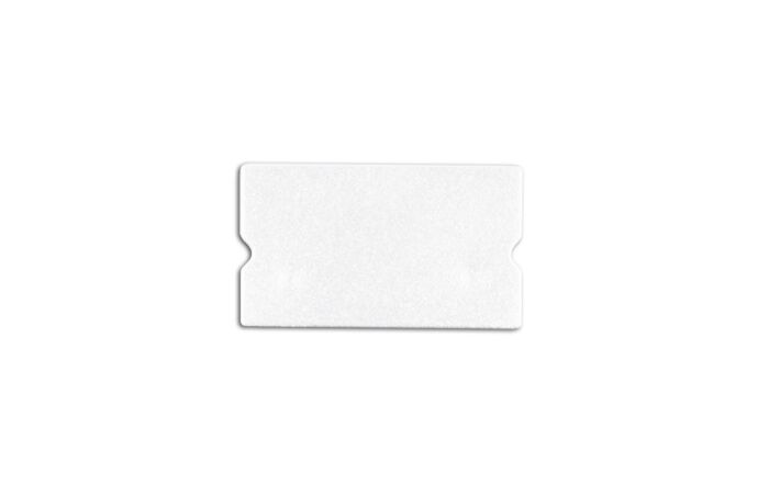 Koncovka bez otvoru pro PM bílá