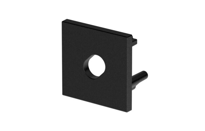 Koncovka pro RD2 s otvorem černá