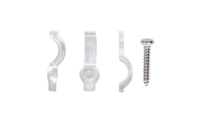 Plastový úchyt pro pásky IP67 šíře 8mm,