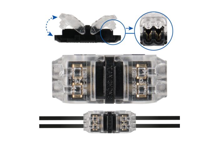 Spojka - 2-pólová prořezávací 0,5 - 1 mm
