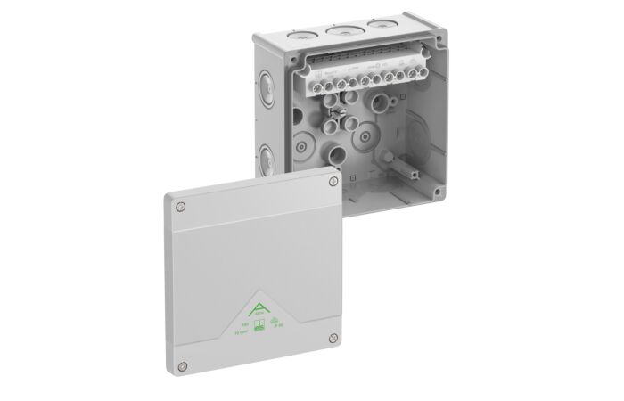 SPELSBERG Krabice Abox 100-10² rozbočovací 152x152x80 IK07 IP66 šedá