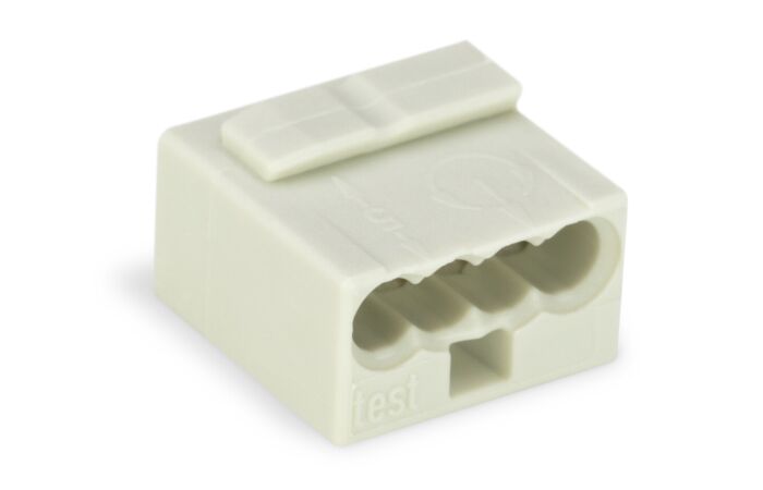 WAGO Svorka 243-304 Spojovací krabicová MICRO pro plné vodiče Max. O 0,8 mm, šedá