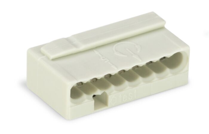 WAGO Svorka 243-308 Spojovací krabicová MICRO pro plné vodiče Max. O 0,8 mm, šedá