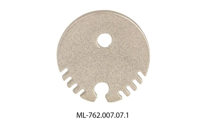 MCLED Koncovka pro ZX s otvorem stříbrná