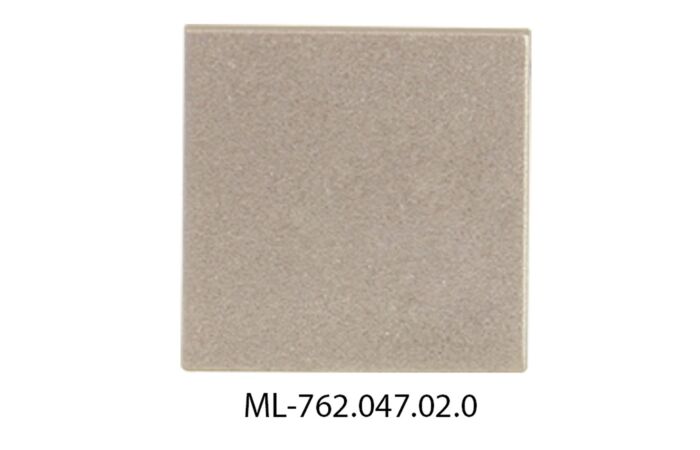 MCLED Koncovka pro RD bez otvoru stříbrná