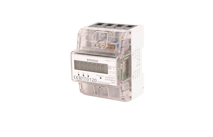 ELEMAN Elektroměr DTS 353C 80A MID 4,5 modul LCD