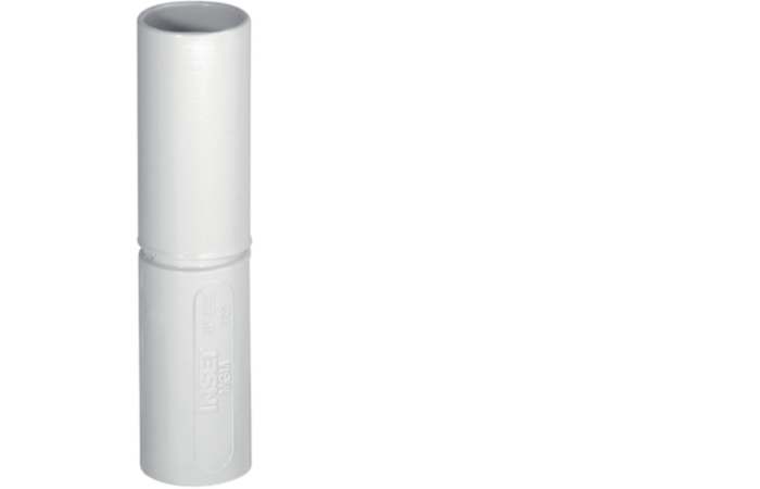 INSET Spojka trubek 0225 ø25mm , PVC světle šedá