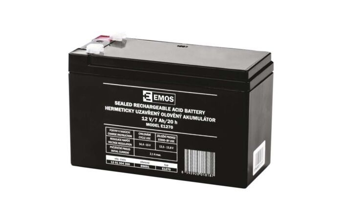 EMOS Akumulátor SLA 12V 7Ah Fa4,7