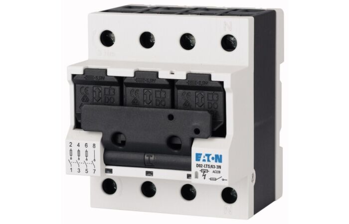 D02-LTS/63-3N Odpínač s pojistkami D02 s