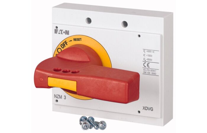 NZM3-XDVGR Ovládací rukojeť červ/žlutá,